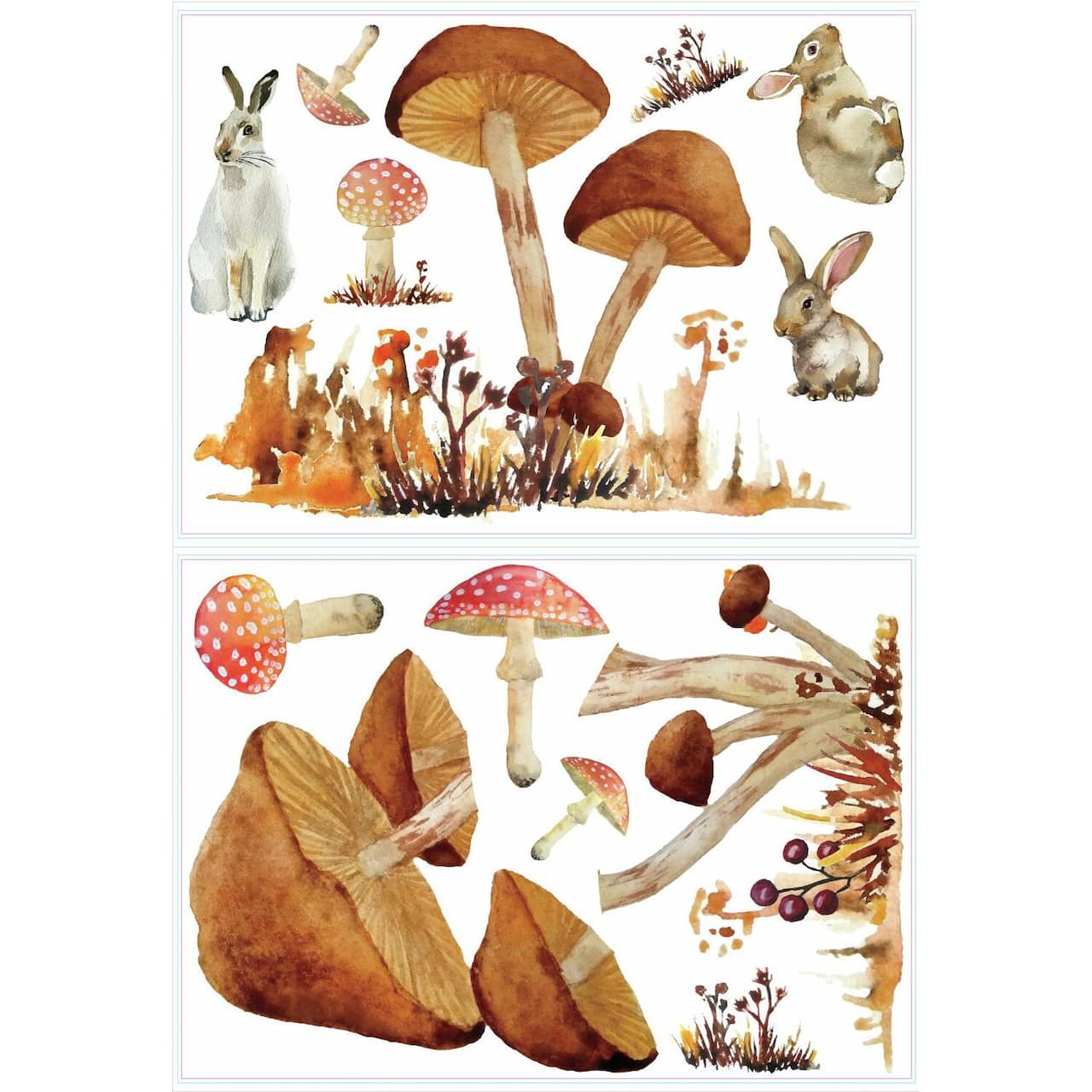 RoomMates Mushroom Giant Peel & Stick Wall Decals